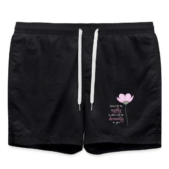 Ne laissez pas le laid tuer la beauté en vous - Short de bain - noir - Devant - AI Model Male 185 light (185cm)