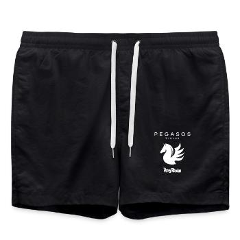 PEGASOS - Cycle I PERRY RHODAN - Short de bain - noir - Devant - AI Model Male 185 light (185cm)