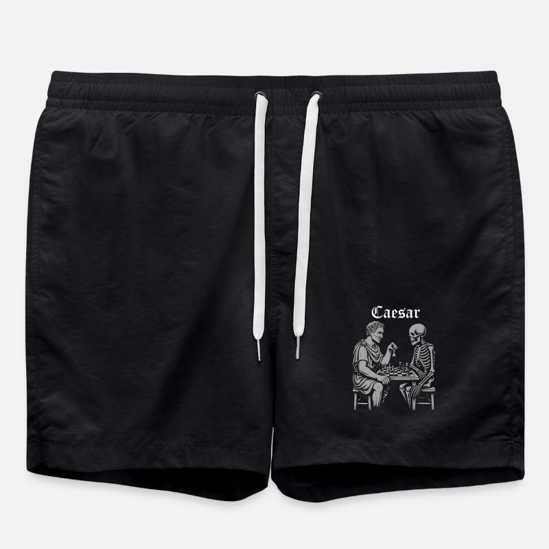 Caesar Chess Duel - Swim Trunks - black