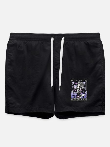 The Mermaid Mystical Tarot - Swim Trunks - black