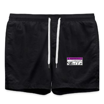 Turbo - Swim Trunks - black - Front - AI Model Male 185 light (185cm)