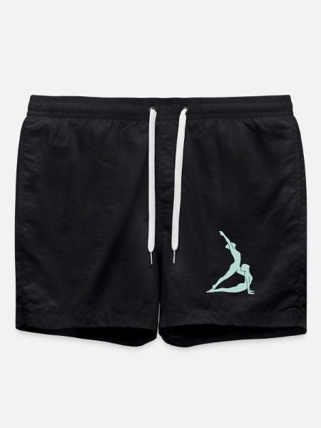 Yoga Silhouette - Swim Trunks - black