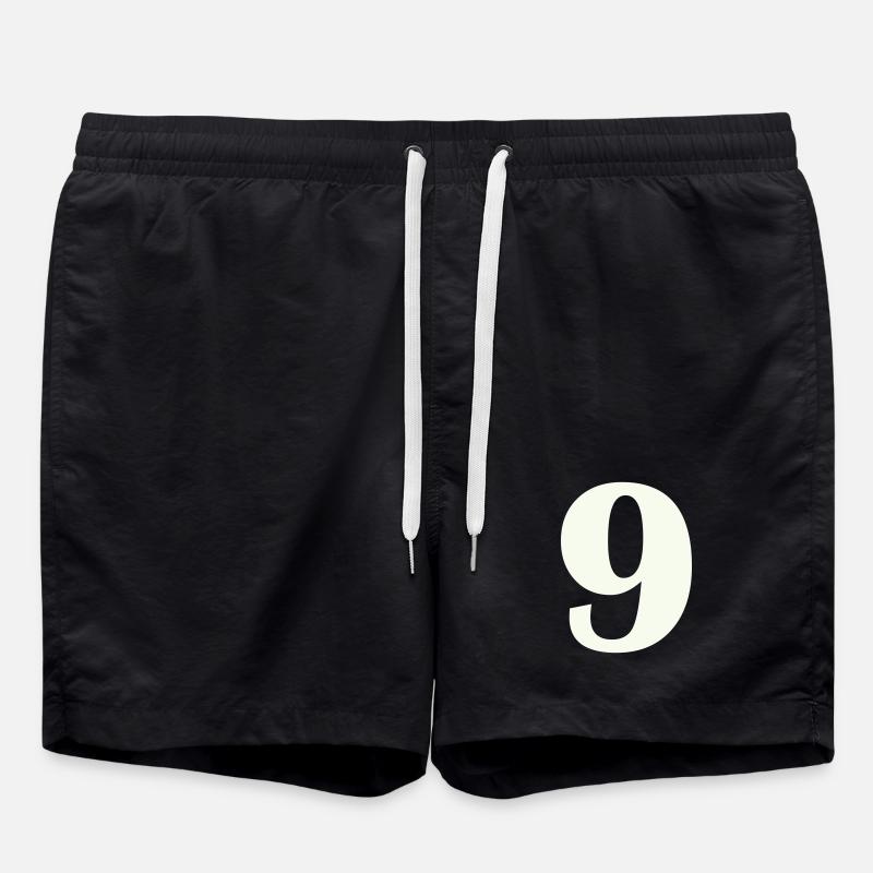 9 - Badeshorts - Schwarz