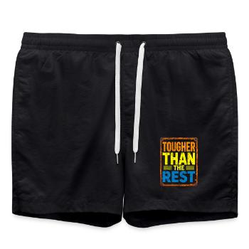 Tougher Than the Rest - Badeshorts - Schwarz - Vorne - AI Model Male 185 light (185cm)