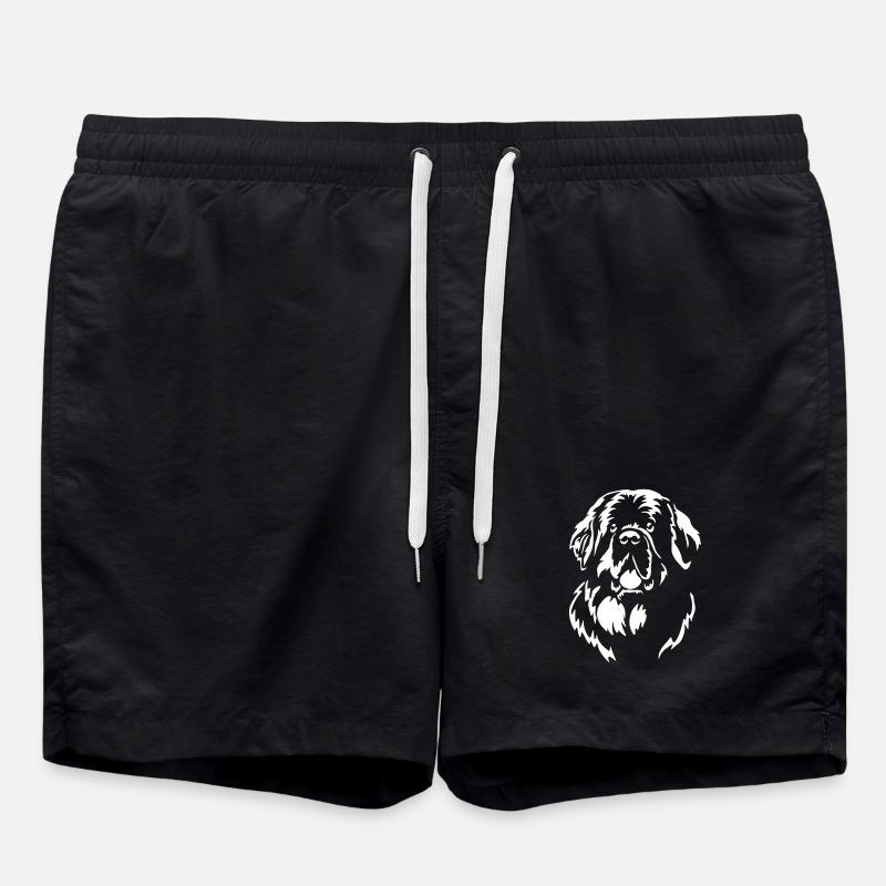 Newfoundland Head "Black Edition" - Swim Trunks - black