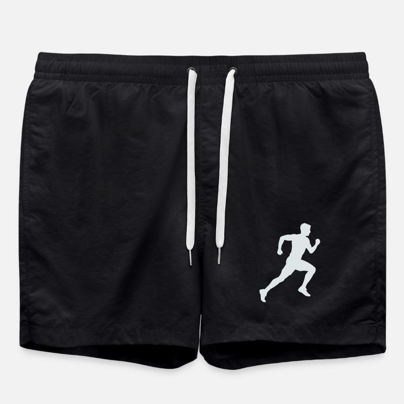 Running Silhouette Sprint - Swim Trunks - black