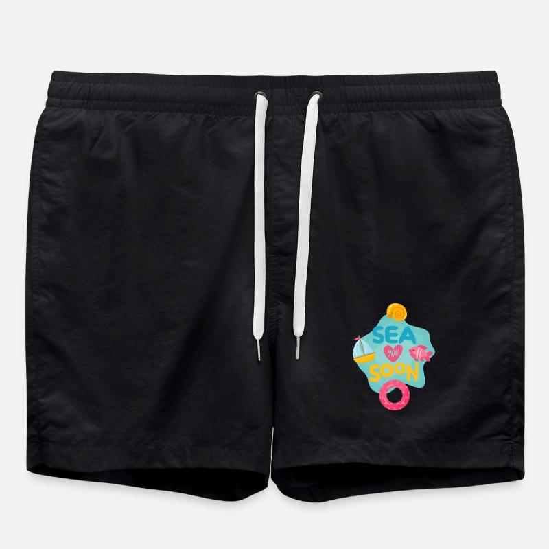 Mer Bientôt - Short de bain - noir