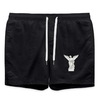 Celestial Guardian Angel with Sword - Swim Trunks - black - Front - AI Model Male 185 light (185cm)