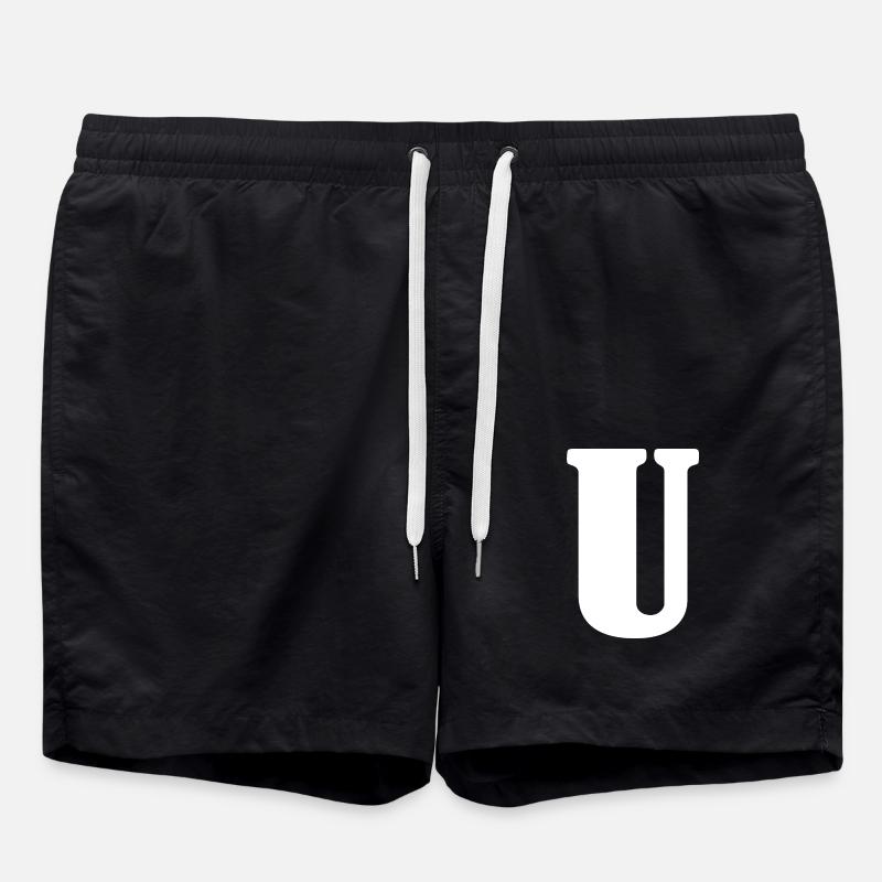 U - Short de bain - noir