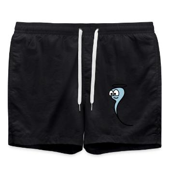 Bon sprmium - Short de bain - noir - Devant - AI Model Male 185 light (185cm)