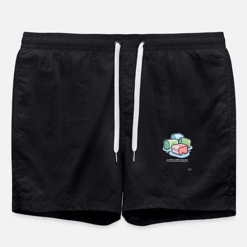 Unbekanntes Kaugummi Objekt - Badeshorts - Schwarz