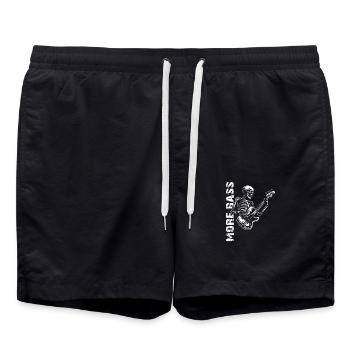Shirt Skull Bassist 08 SP - Badeshorts - Schwarz - Vorne - AI Model Male 185 light (185cm)