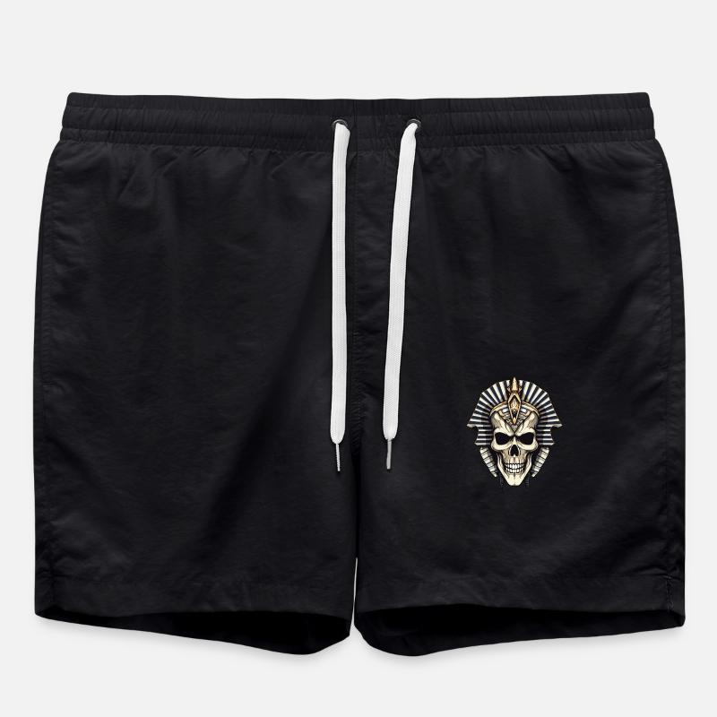 Pharaoh Skull - Swim Trunks - black