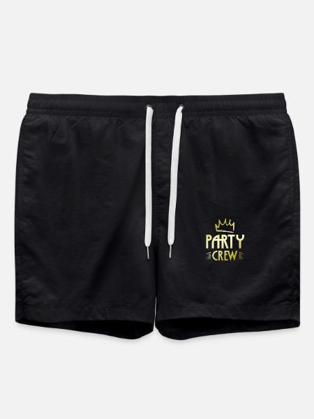 Party Crew - Swim Trunks - black