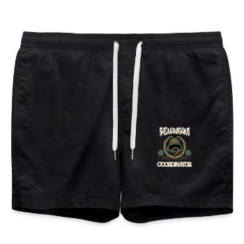 Shenanigans Coordinator Saint Patrick's Day 2025 - Swim Trunks - black - Front - AI Model Male 185 light (185cm)