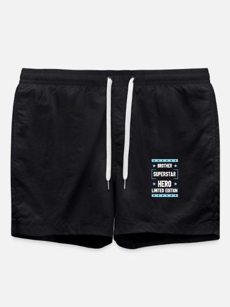 Brother Limited Edition Saying - Swim Trunks - black