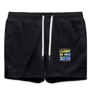 Lloret De Mar 2025 Coloré - Short de bain - noir - Devant - AI Model Male 185 light (185cm)