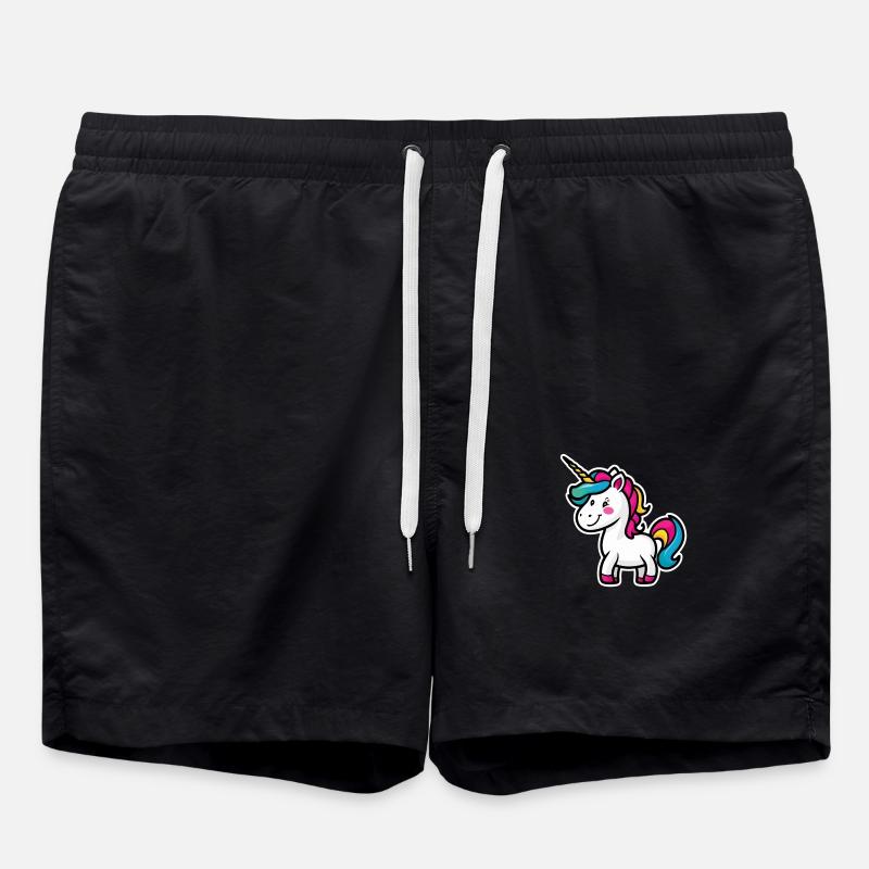 Licorne - Short de bain - noir