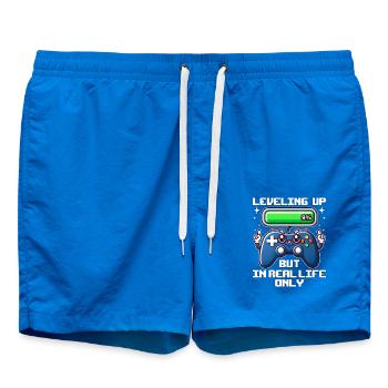 MONTER DE NIVEAU, MAIS DANS LA VRAIE VIE UNIQUEMENT - Short de bain - cobalt blue - Devant