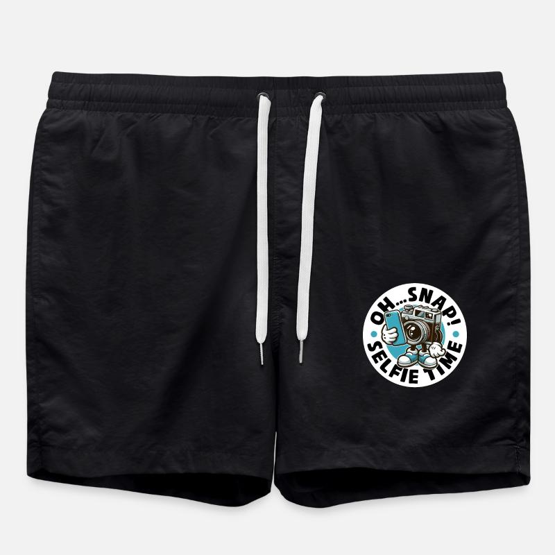 OH... SNAP! SELFIE TIME - Swim Trunks - black