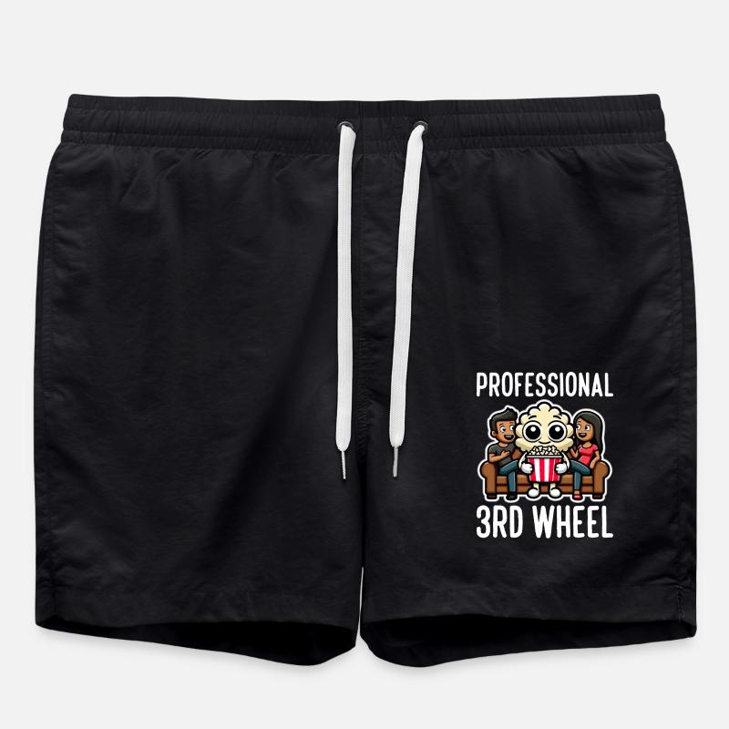 PROFESSIONAL THIRD WHEEL - GIFT - Swim Trunks - black