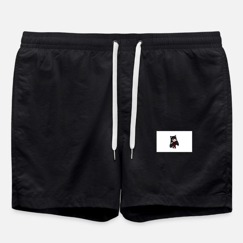 White gacha - Swim Trunks - black
