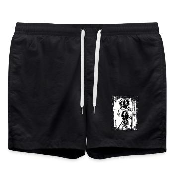 Robot Whitestyle - Short de bain - noir - Devant - AI Model Male 185 light (185cm)