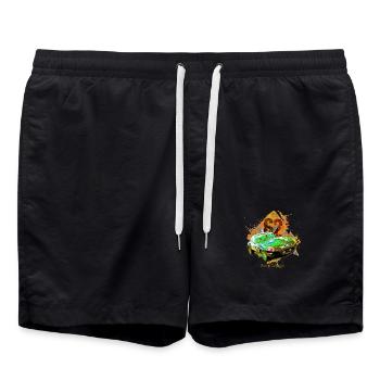 Rally Classico62 - Short de bain - noir - Devant - AI Model Male 185 light (185cm)