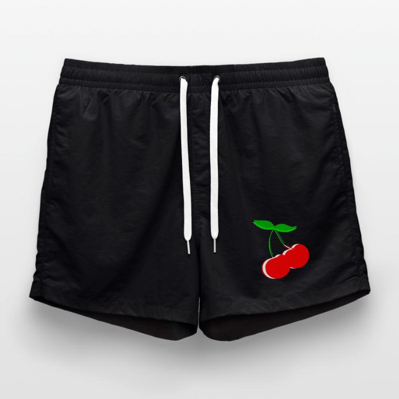 Cherry Retro Fruit Fruit Gift Gift Idea Swim Trunks