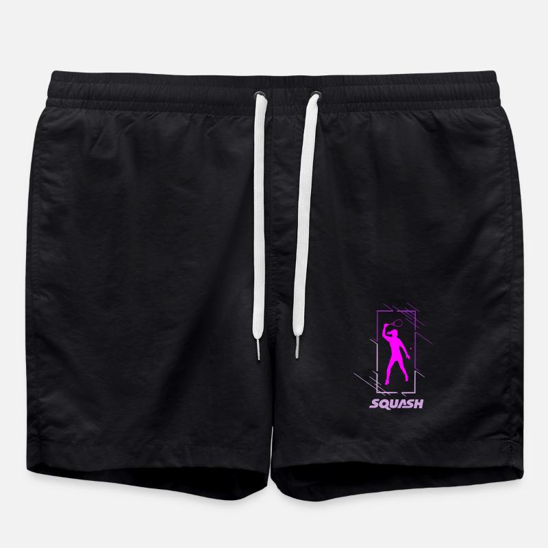 Squash - Swim Trunks - black