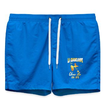 La Guadeloupe une ile en or - Short de bain - cobalt blue - Devant
