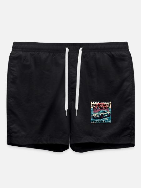 Samouraï Drift Urbaine - Short de bain - noir
