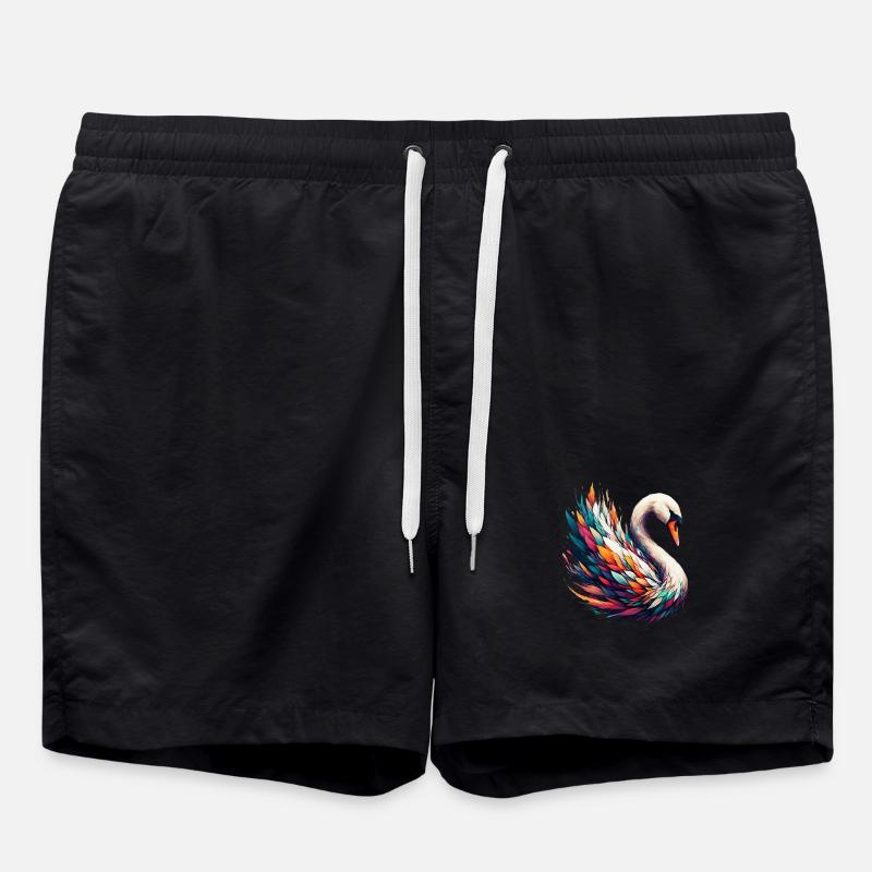 Swan - Swim Trunks - black