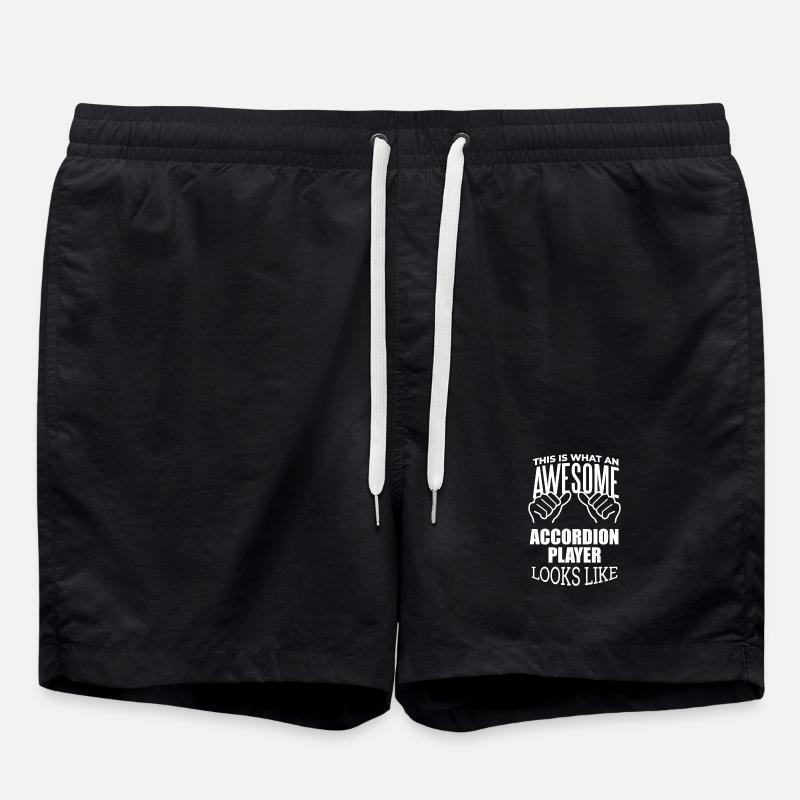 Accordion - Swim Trunks - black