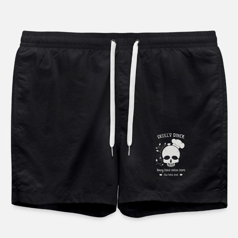 Skull's Diner - Badeshorts - Schwarz