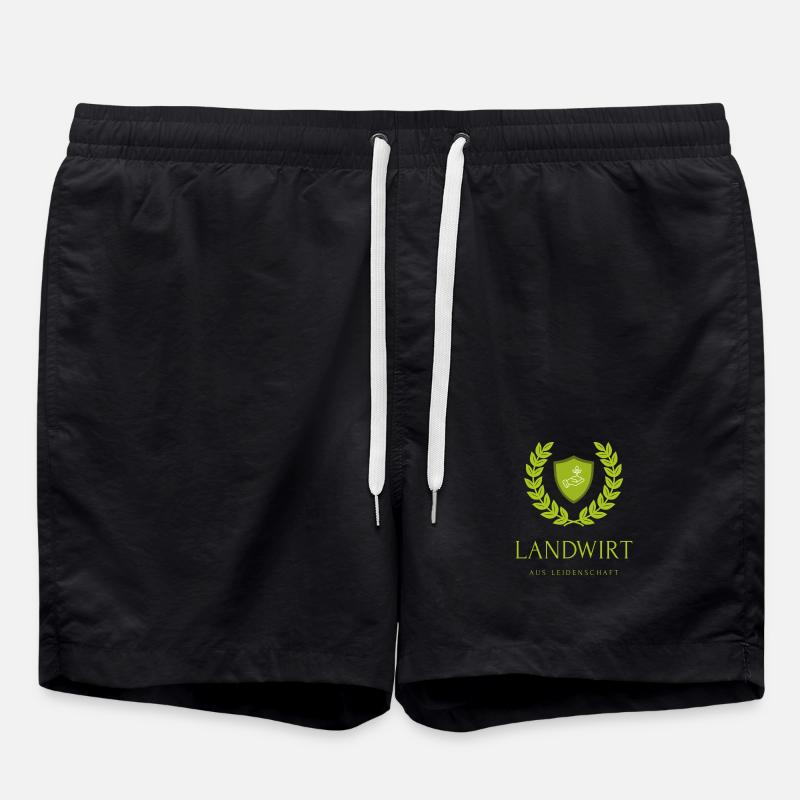 Farmer Shield Plant - Swim Trunks - black