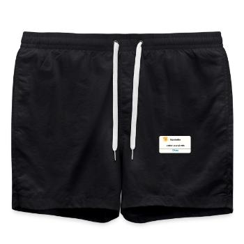 Gießen Sie Ihre Pflanzen, züchten Sie Ihren Stil! - Badeshorts - Schwarz - Vorne - AI Model Male 185 light (185cm)