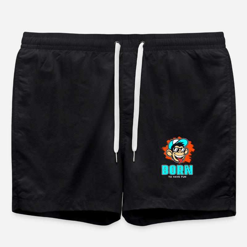 spring - Swim Trunks - black