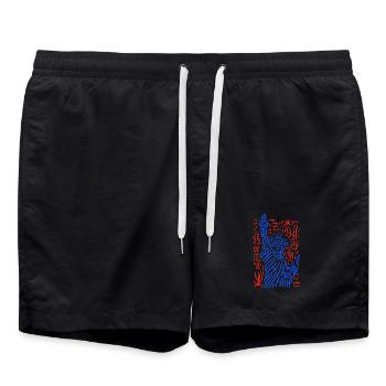 Lady Liberty - Badeshorts - Schwarz - Vorne - AI Model Male 185 light (185cm)