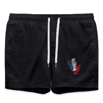 Strasbourg Street Art Day Graffiti T-Shirt - Swim Trunks - black - Front - AI Model Male 185 light (185cm)