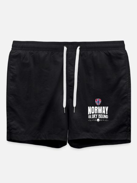 NORWAY GLORY - Swim Trunks - black