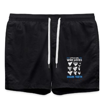 Dents de requin Dents de requin Dents de requin - Short de bain - noir - Devant - AI Model Male 185 light (185cm)