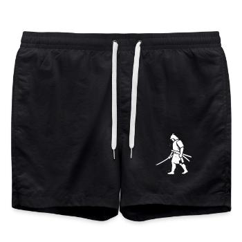 Ronin Ronin Vagabond Samouraï Samouraï Vector - Short de bain - noir - Devant - AI Model Male 185 light (185cm)