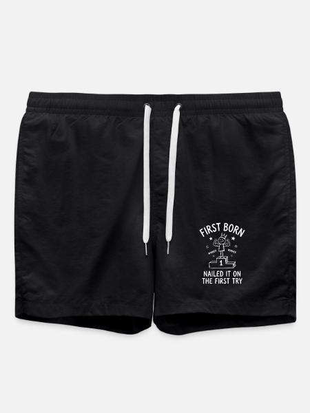 Oldest Child Department Final Version Masterpiece - Swim Trunks - black