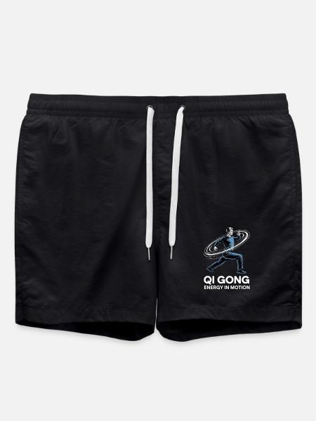 Qigong Tai Chi - Swim Trunks - black
