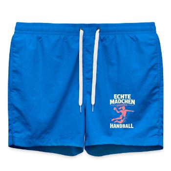 handball mädchen verein team spielerin - Badeshorts - Cobalt blue - Vorne