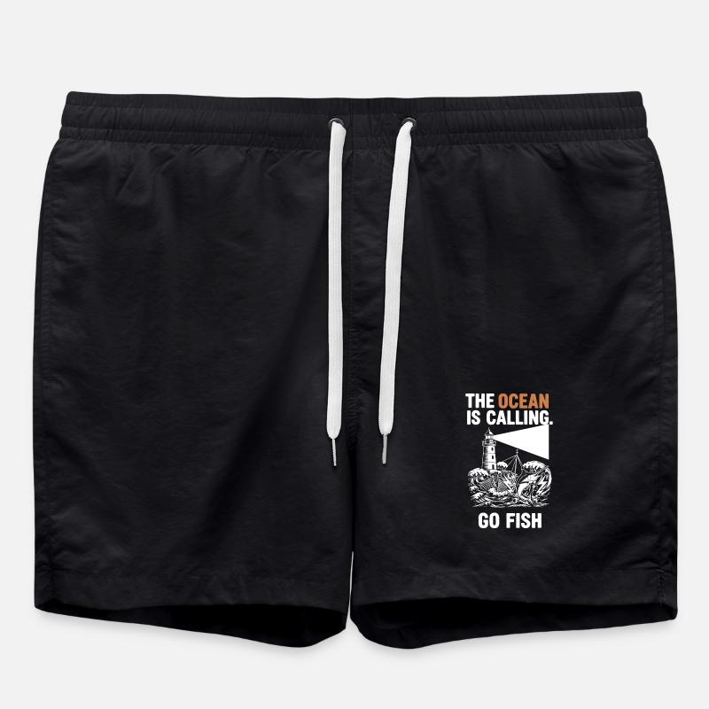 Pêche Mer Ocean Go Fish - Swim Trunks - black