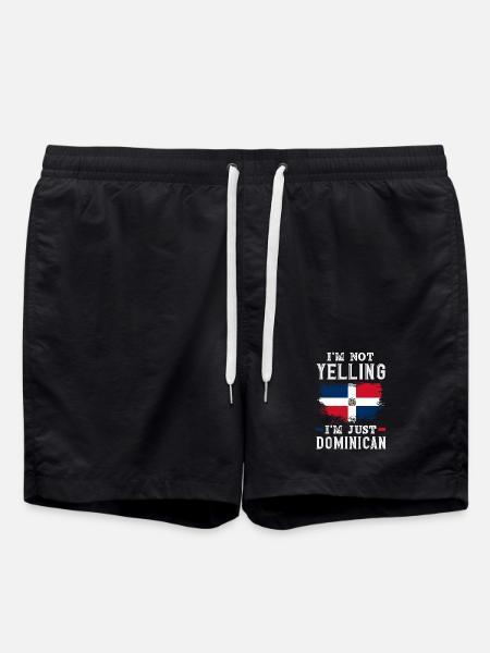 Dominican Republic Flag Dom Rep Pride - Swim Trunks - black