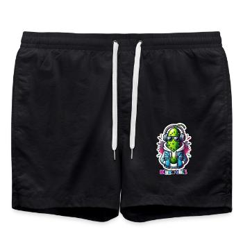 Digga Chill - Short de bain - noir - Devant - AI Model Male 185 light (185cm)