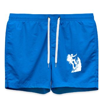 Bergsteiger beim Klettern am Seil Berg Gipfelsport - Badeshorts - Cobalt blue - Vorne